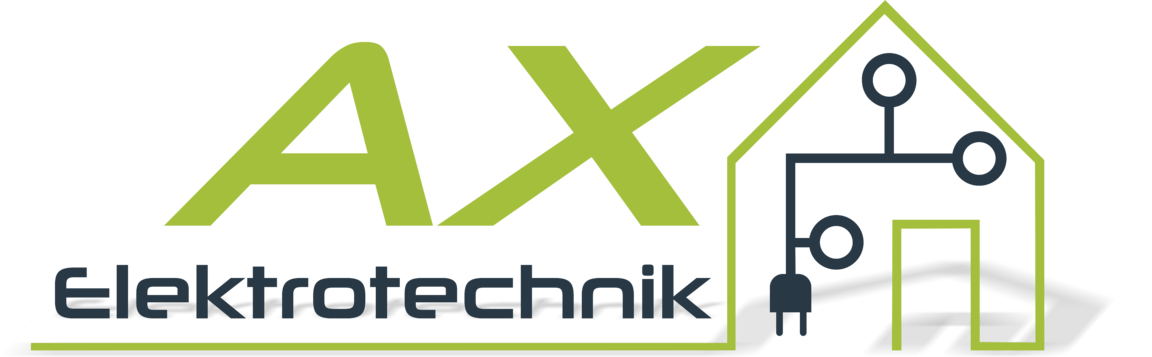 Logo-AX-Elektrotechnik mit schattierung